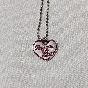 BTS: boy with luv necklace